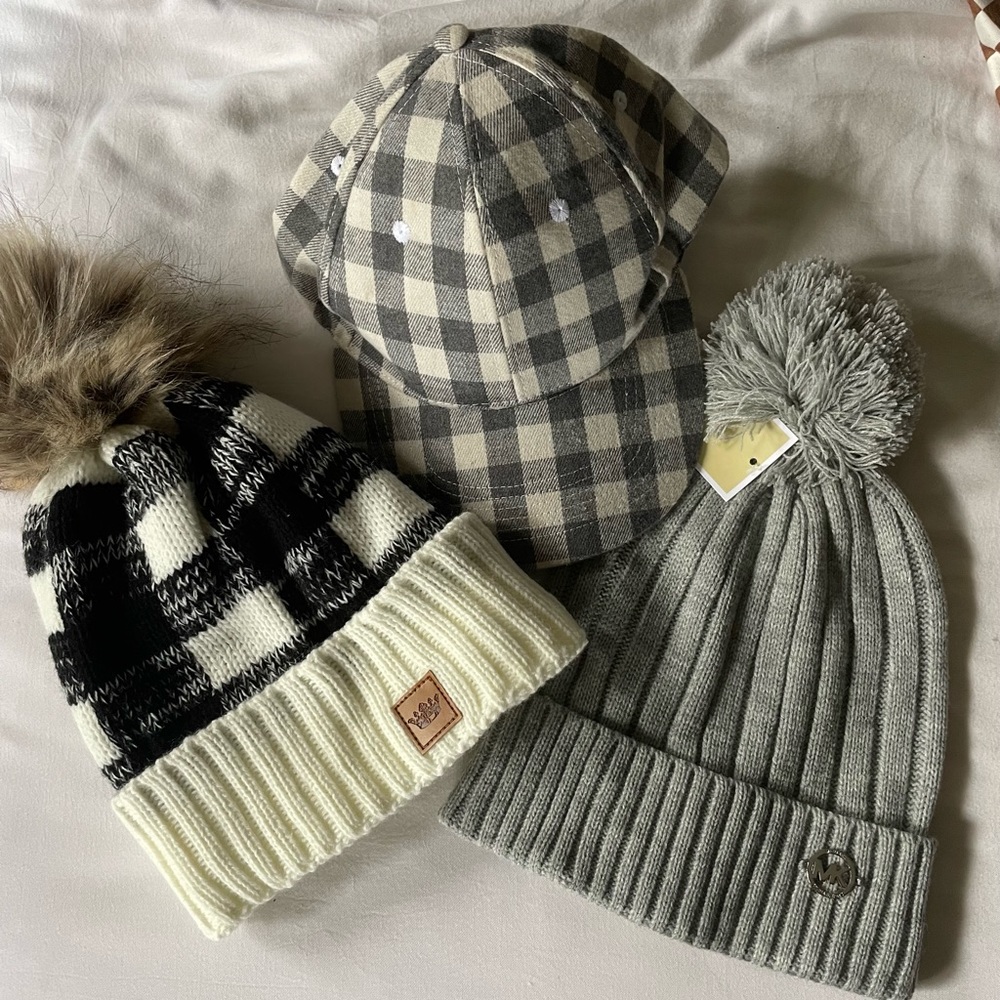 Headwear- hat and two beanies